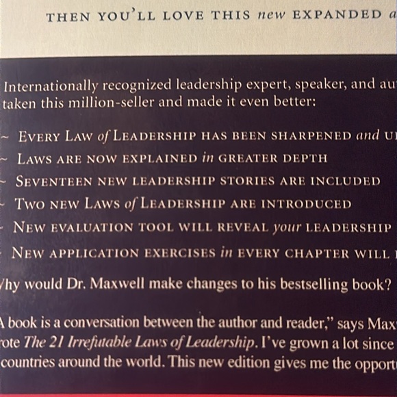 The 21 Irrefutable Laws of Leadership: Follow Them and People Will Follow You - Picture 4 of 4
